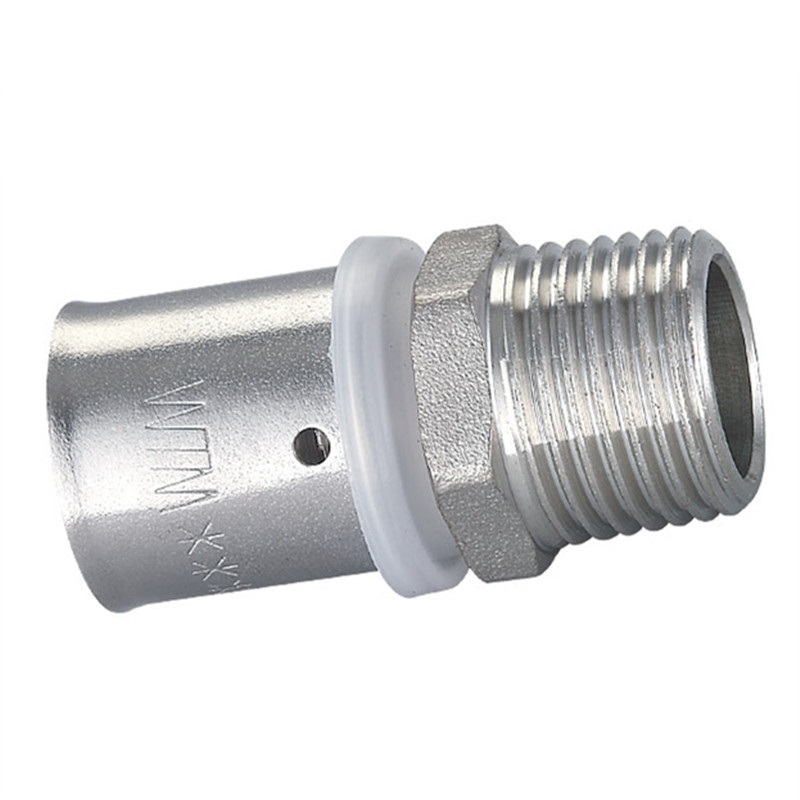 Male Straight Union U Press Fitting