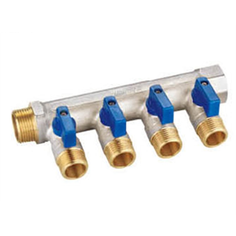 M/F Manifold with valves 36mm