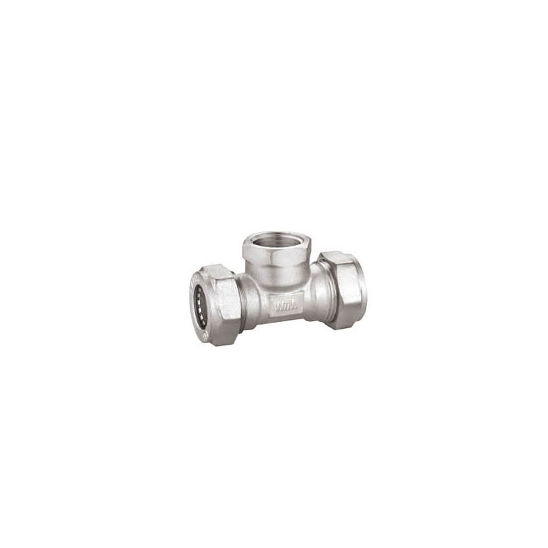 Female Tee for Stainless Steel Flexible Tube Fitting