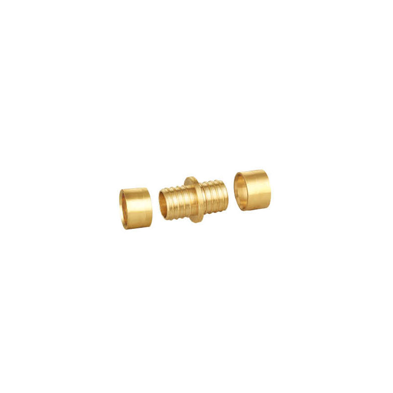 Equal coupling, sliding PEX fitting