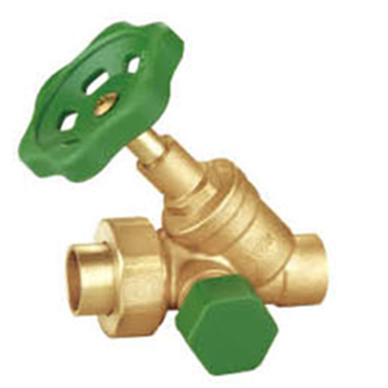 45° Soldering Stop Valve with a Drain