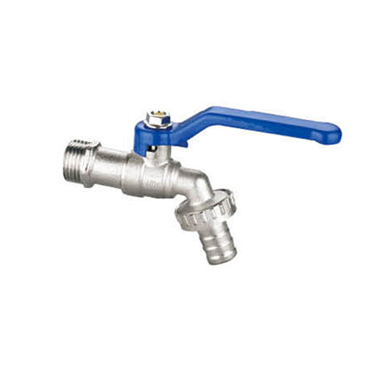 Light Duty Brass Hose Bibcock with Long Steel Handle