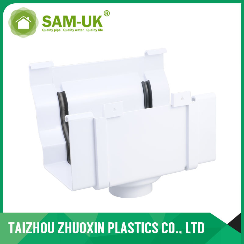 PVC Pipe Fittings for Rain Gutters and Concrete Gutters