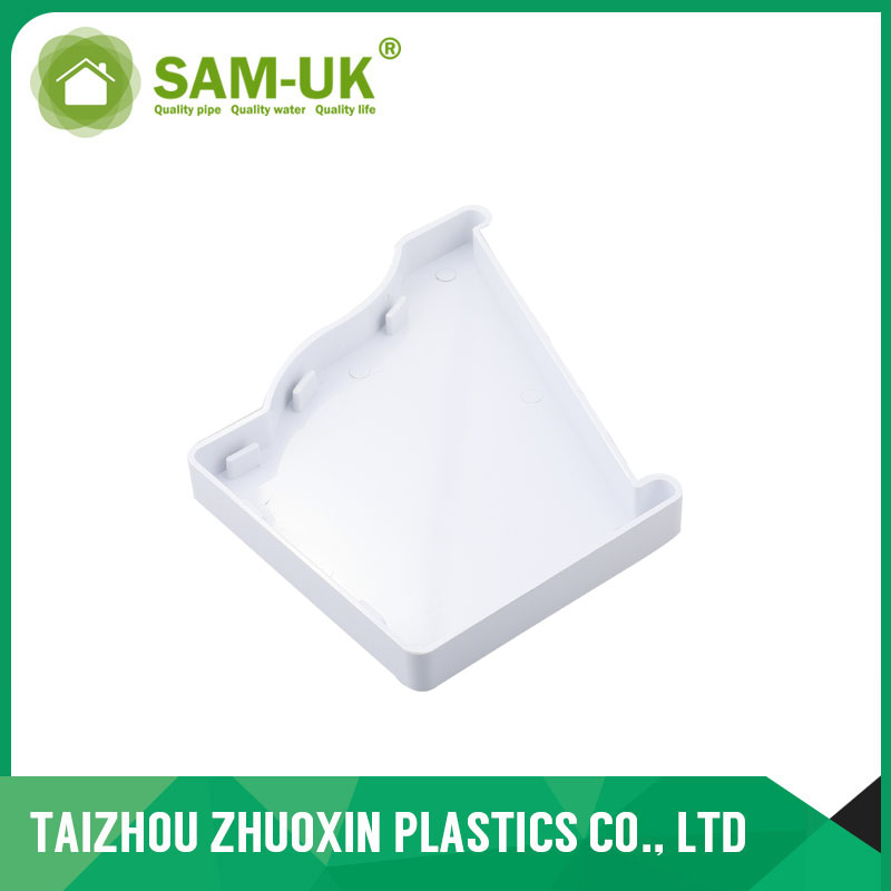 PVC End Cap for Rainwater Gutter (Right & Left)