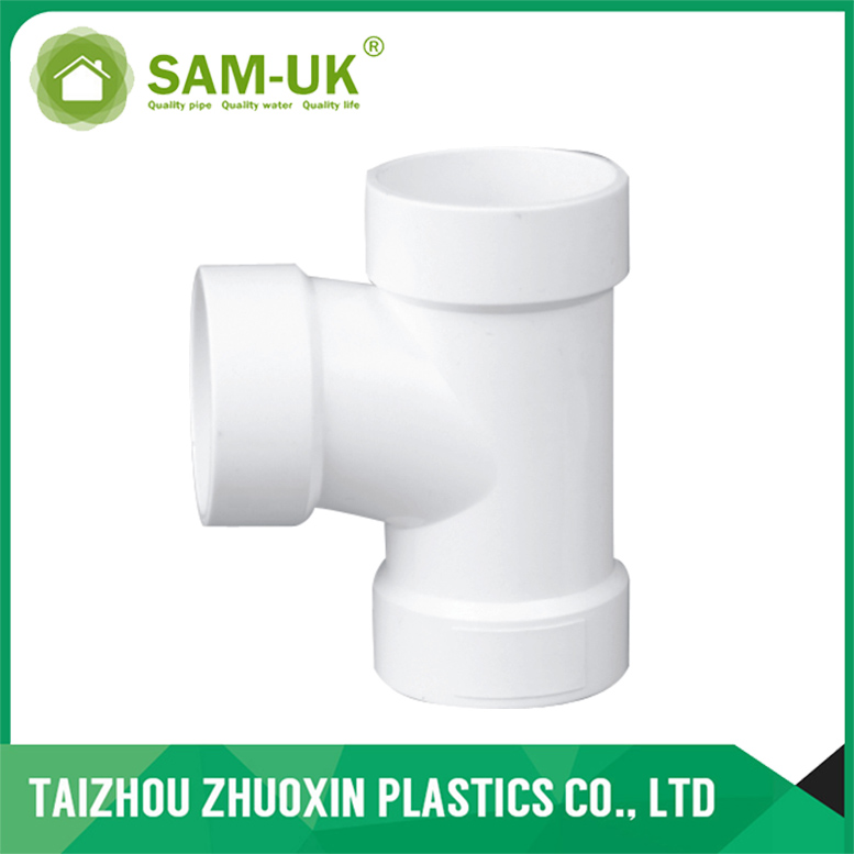 PVC DWV Tee Fitting ASTM D2665 Drainage