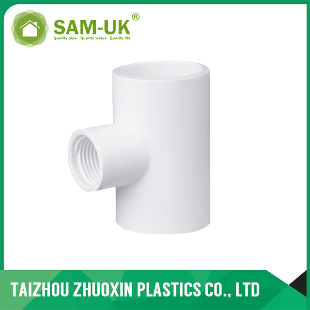 PVC Plumbing Pipe Fittings Reducing Female Tee