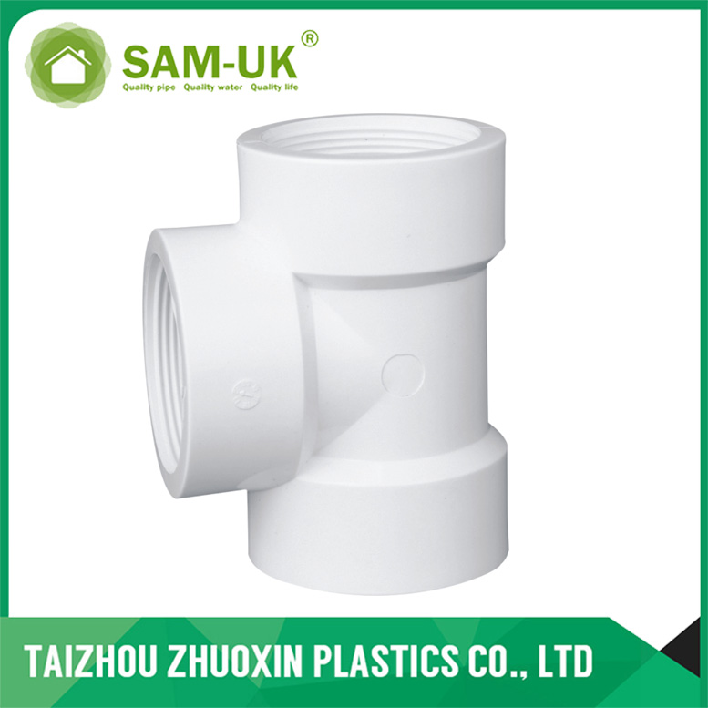 PVC Plumbing Pipe Fittings Female Thread Tee