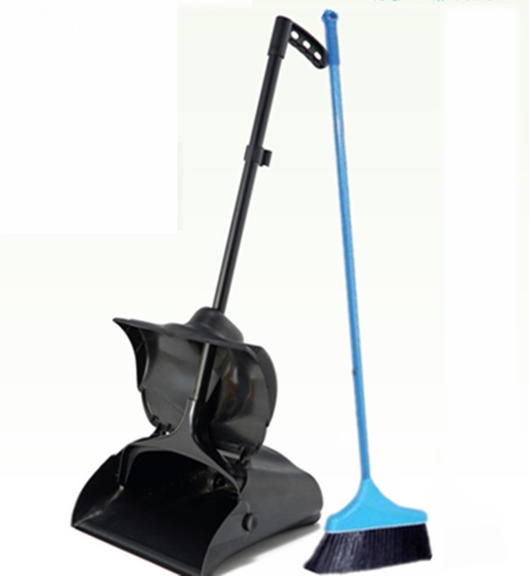Dustpan and Brush Set with Aluminium Pole