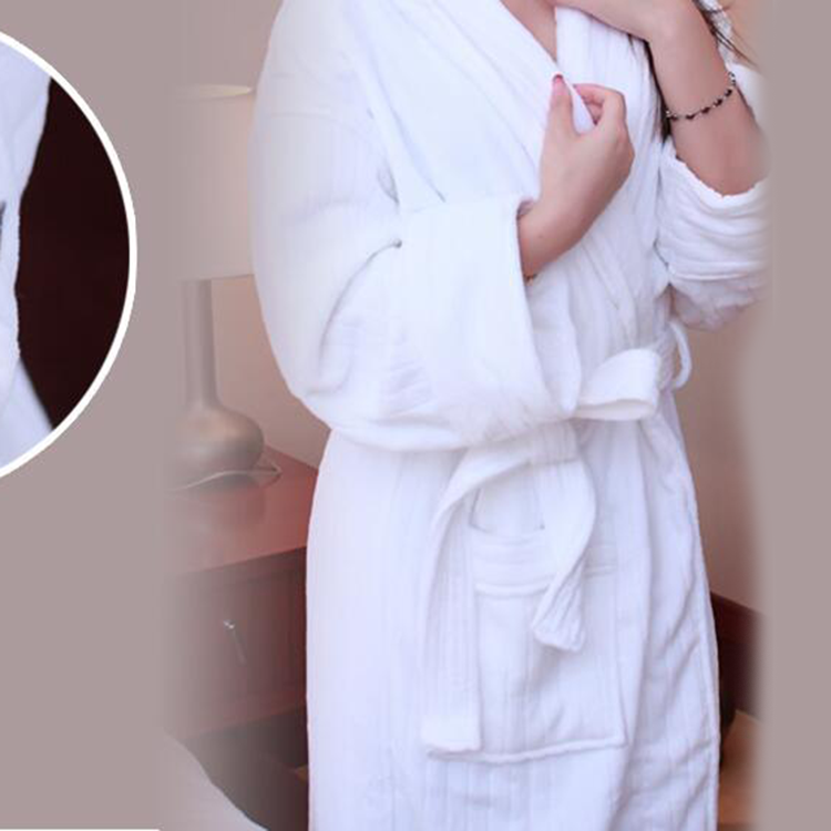 Five Star Hotel Luxury Cut Pile Unisex Bathrobe