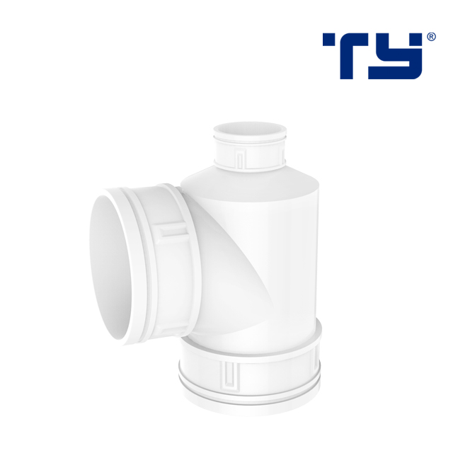 Environmentally Friendly White PVC Pipe Fitting