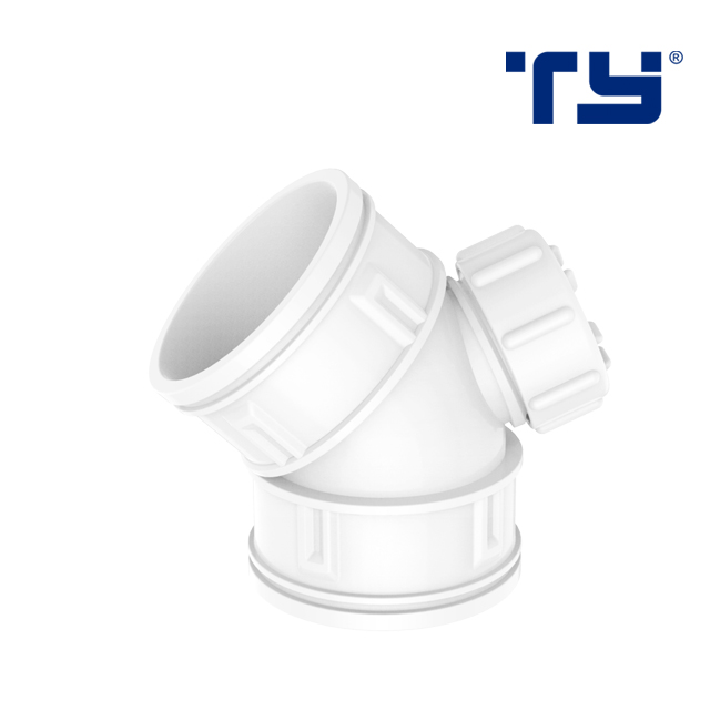 Environmentally Friendly White PVC Pipe Fitting
