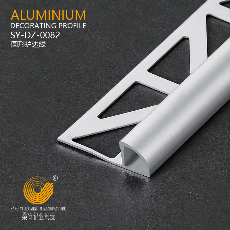 Aluminium Quarter Round Edge Tile Trim Protector