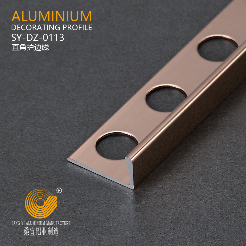 Aluminium Straight Edge Trim Tile Protector