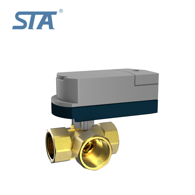 2-Port Brass Motorized Valve