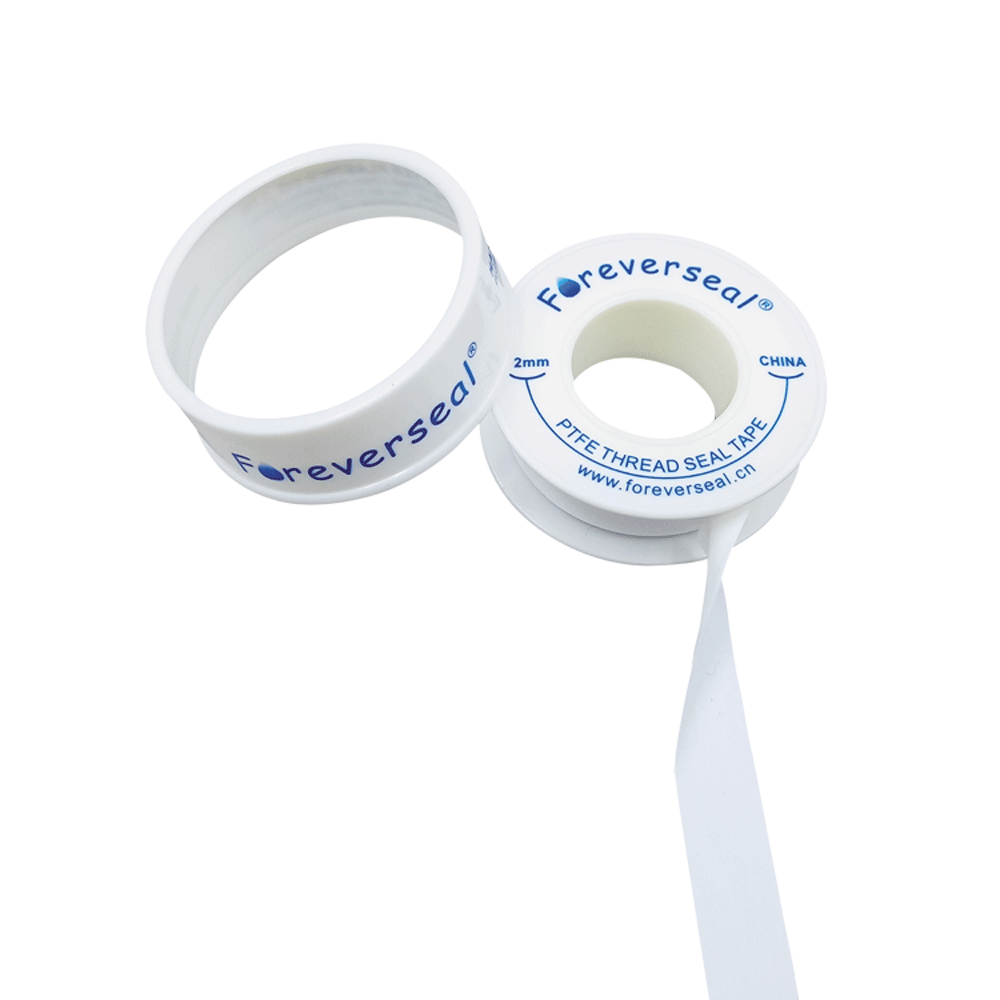 12mm White Teflon Tape with Blue Letters for Gas and Water Pipes