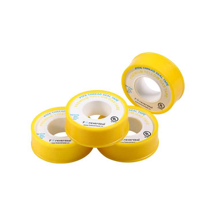 12mm Yellow PTFE Gas Line Sealing Tape