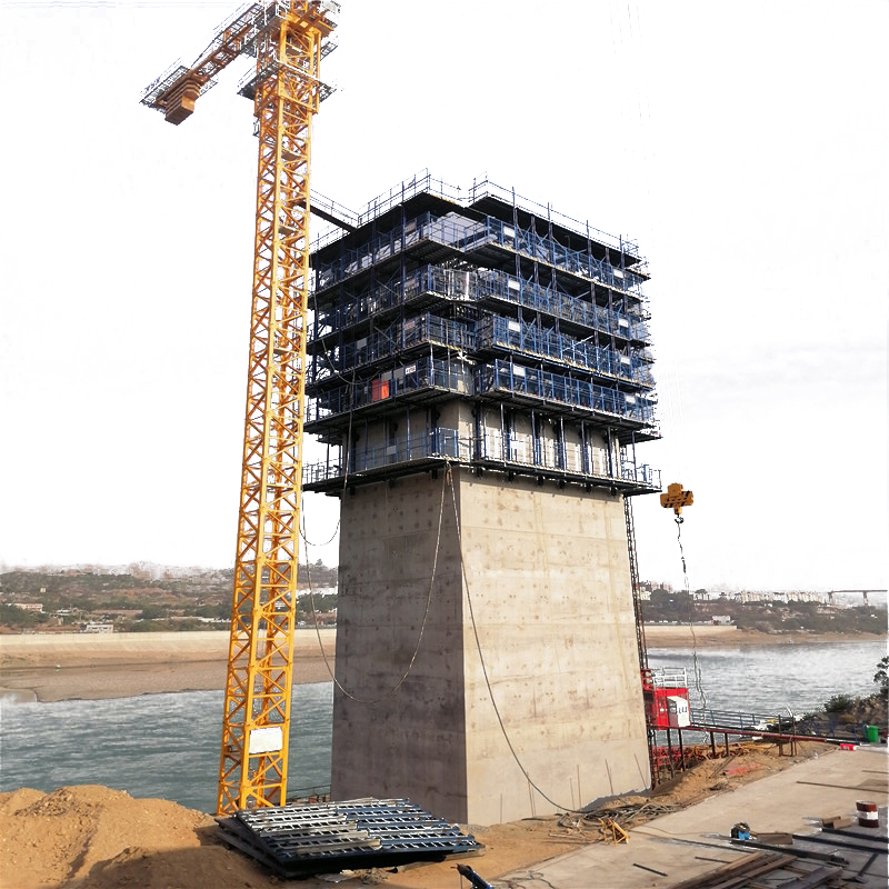 Lianggong High Efficiency Automatic Self Climbing Formwork for Wall Dam Bridge Construction