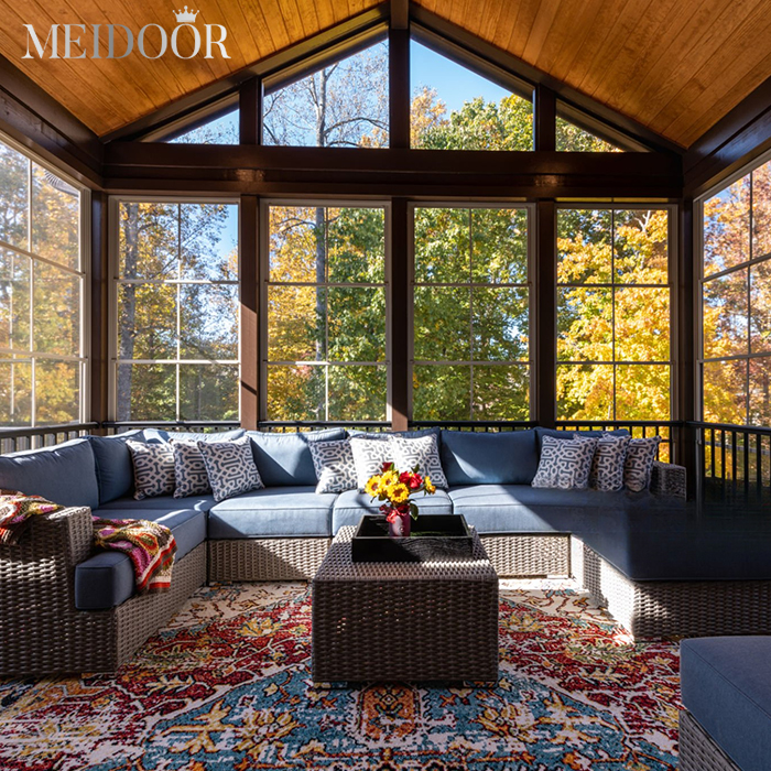 Aluminum Retractable Glass Sunroom Kit