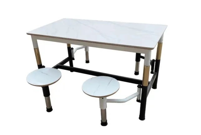 Steel and Wood Dining Table Chair