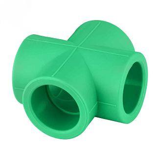 PPR Cross Fitting for Water and Heating Systems