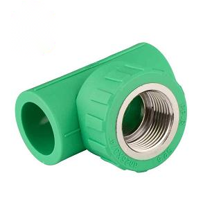 PPR Female Tee for Hot and Cold Water and Pure Water Systems