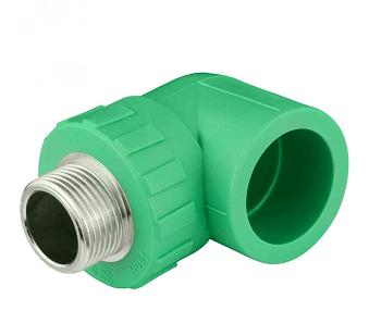 PPR Male Elbow for Water and Heating Systems