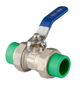 PPR Double Union Ball Valve