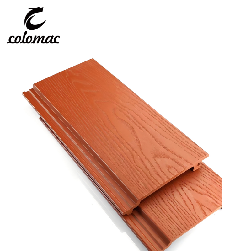 Co-extruded 3D Wood Grain WPC Outdoor Wall Panel