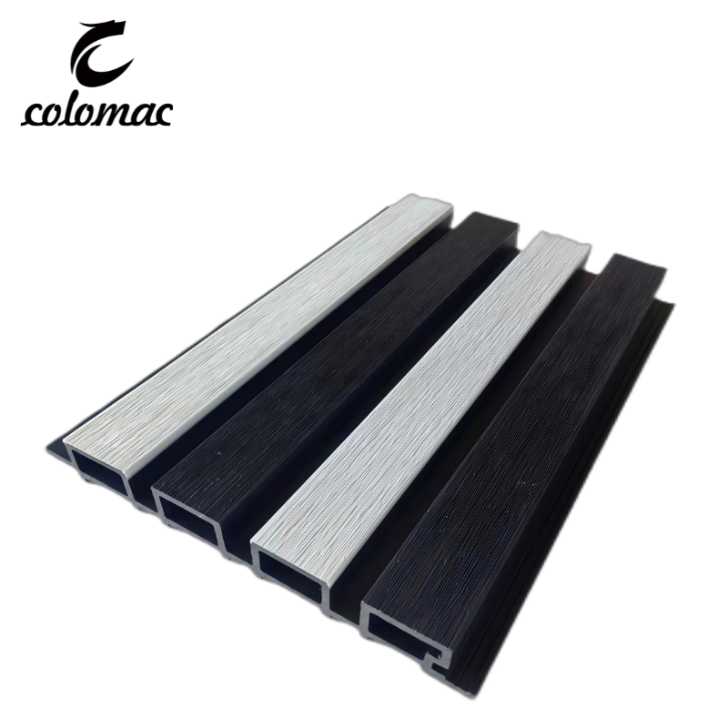 Co-extruded 3D WPC Outdoor Half Cladding Wall Panel