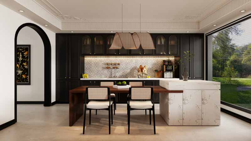 60-120FDH10565B-M Terrazzo Textured Panel