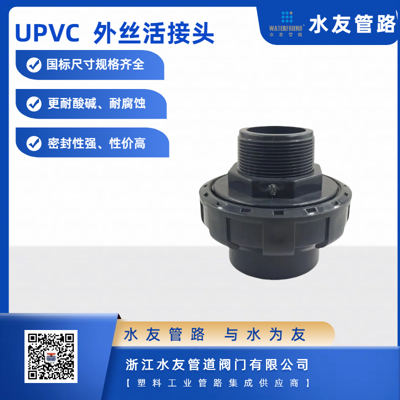 Durable PVC External Threaded Couplings for Pipeline Systems