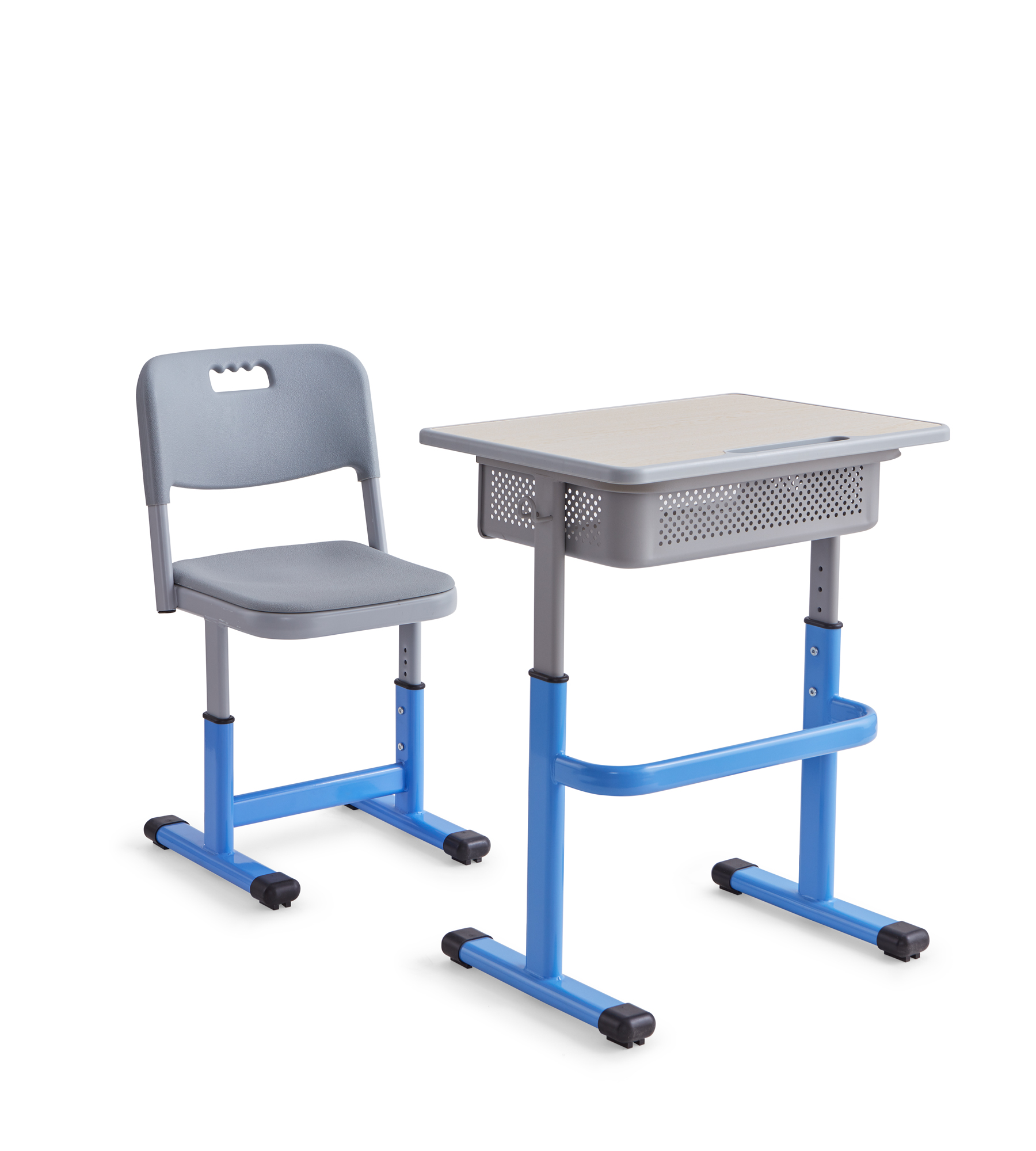 Height Adjustable School Desk and Chair Set