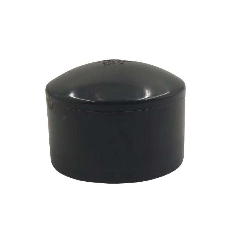 PVC Pipe End Cap for Water, Chemical, and Home Decoration