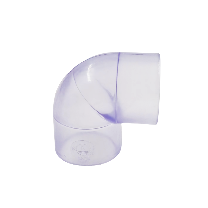 Transparent PVC 90° Elbow Fittings for Water Systems