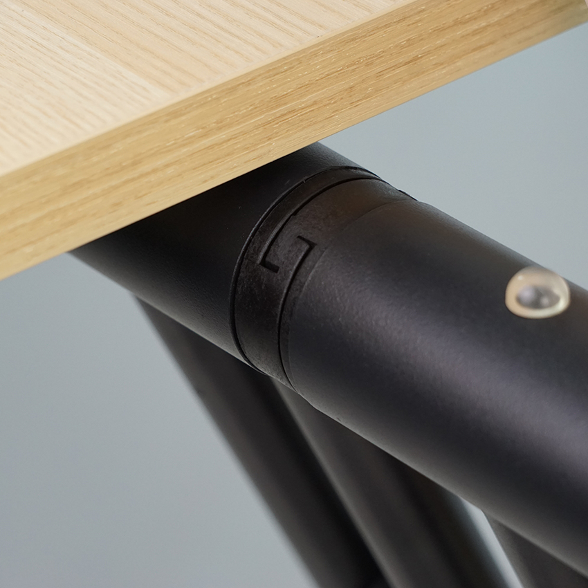 Folding Training Table with Wheels