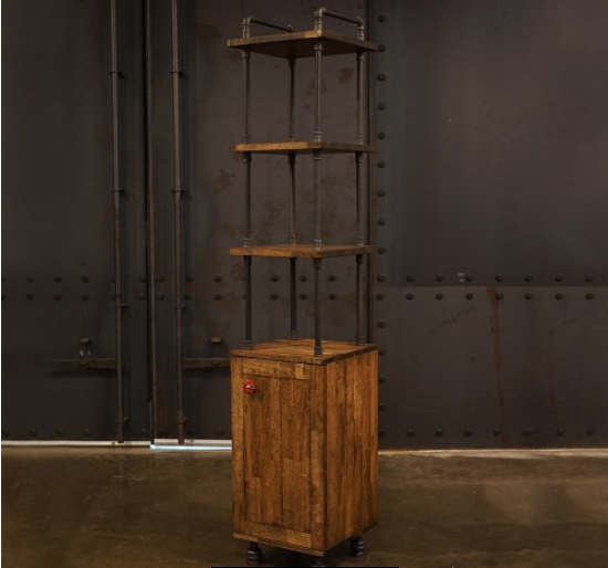 Industrial Cabinet with One Door and Three Layers