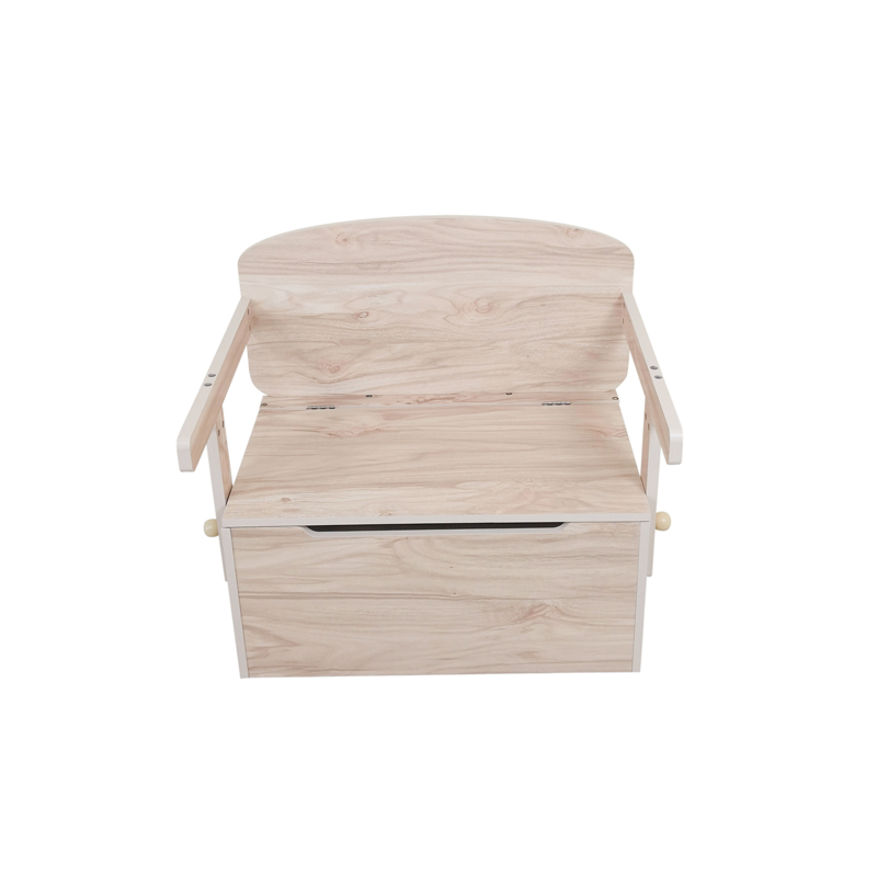 Kids Functional Wooden Toy Box