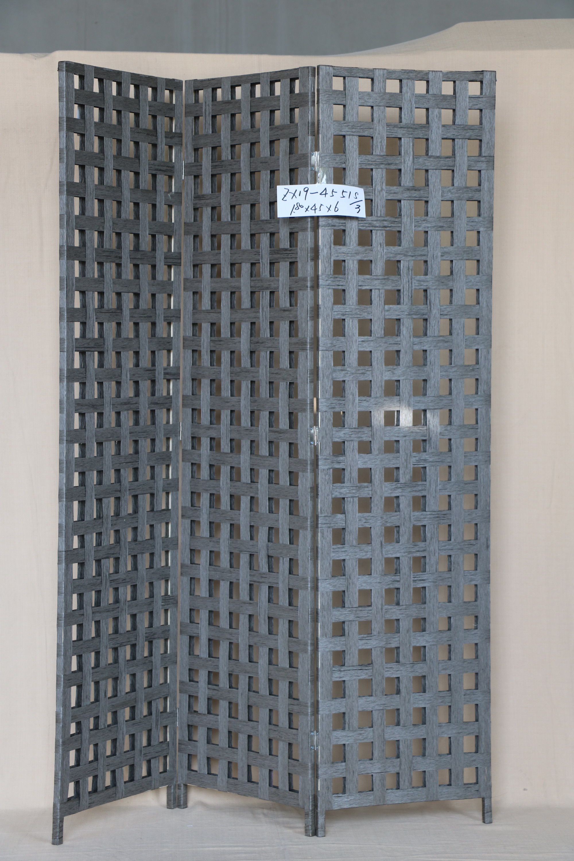 4-Panel Folding Room Divider Screen