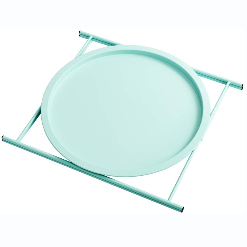 Portable Folding Metal Tray Table
