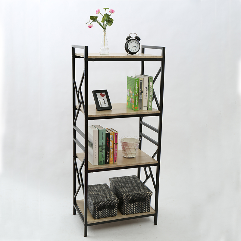 Metal Storage Rack with MDF Shelf