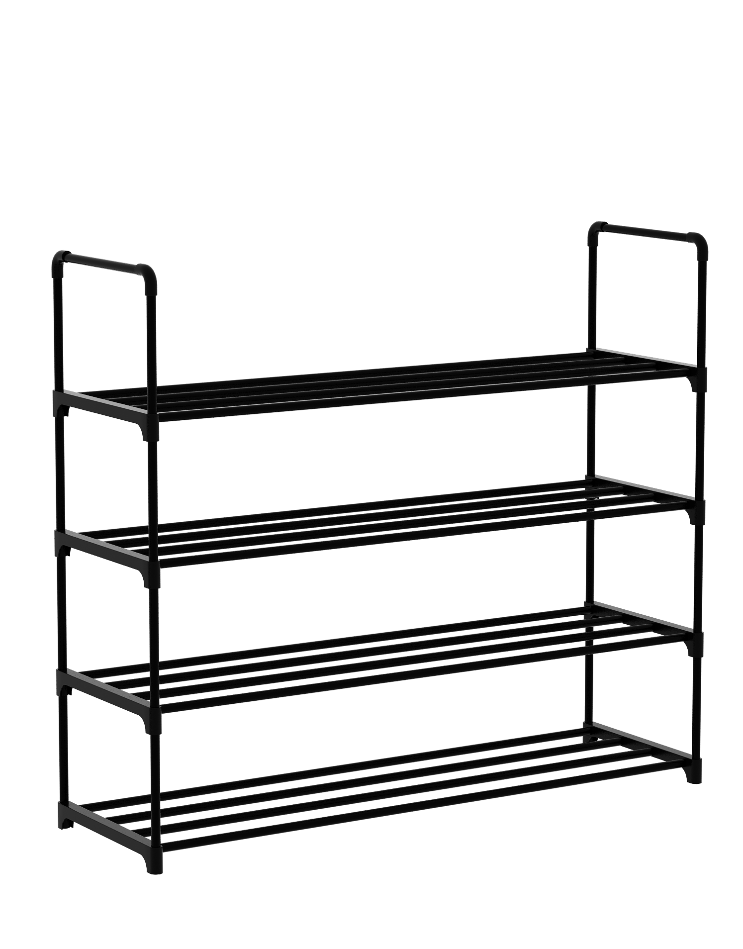 4-Tier Metal Shoe Rack for 20 Pairs