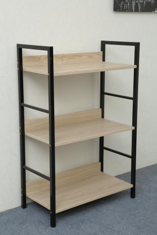3-Tier Metal and MDF Shelf