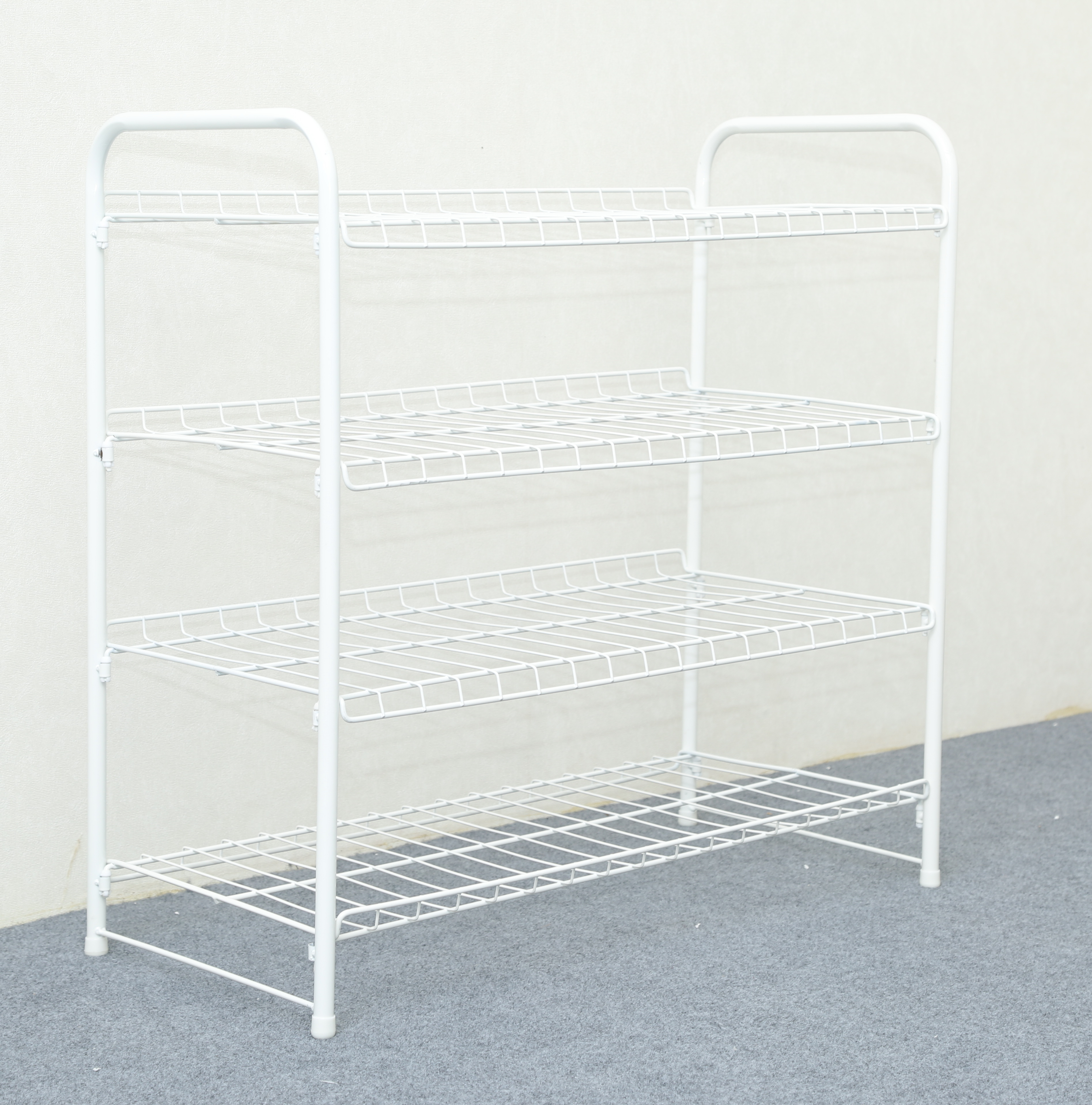 4-Tier Wire Shoe & Accessory Rack