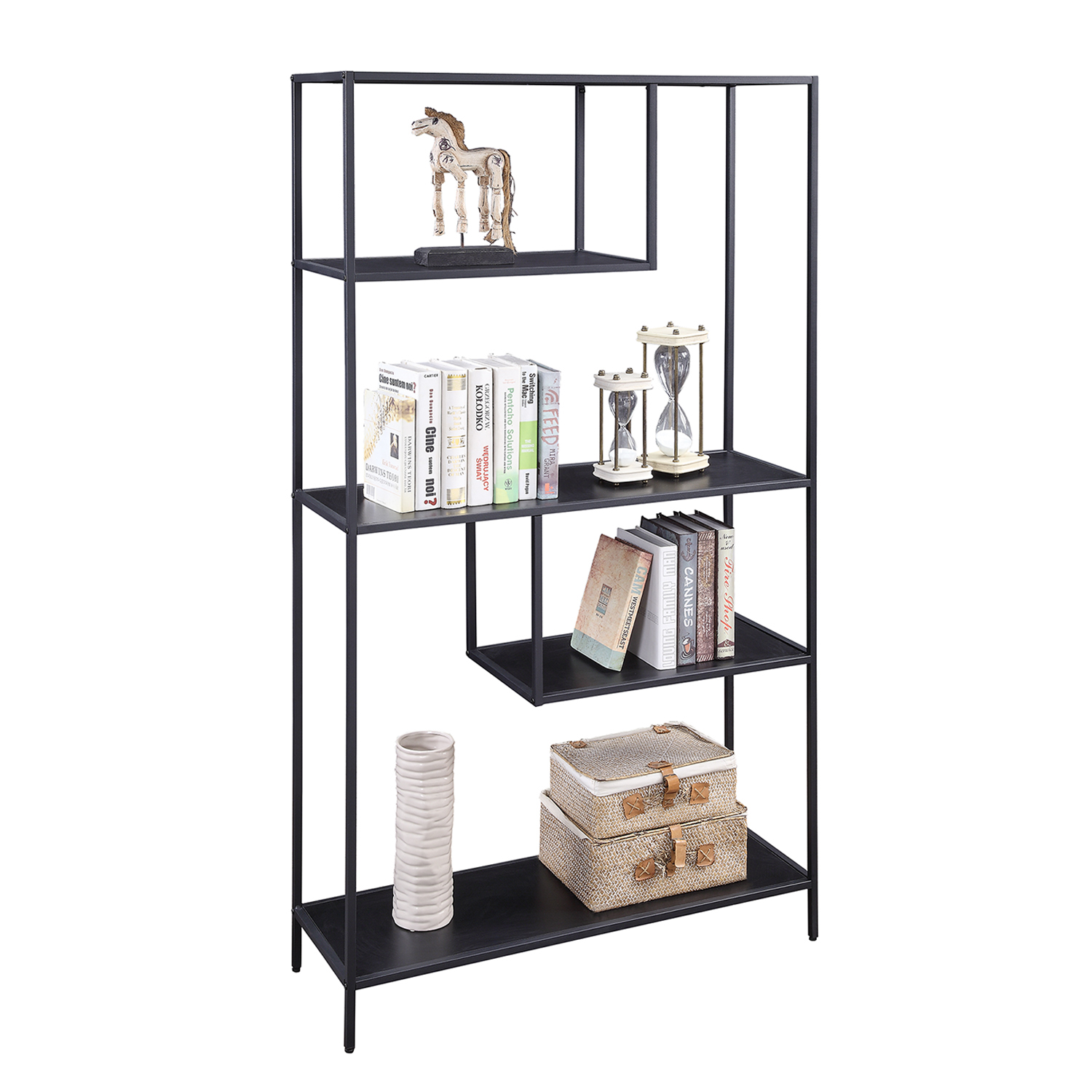 Simple and Stylish Industrial Design Bookshelf