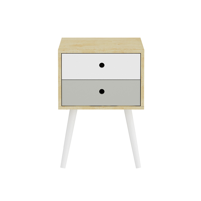 Night Stand with Two Drawers