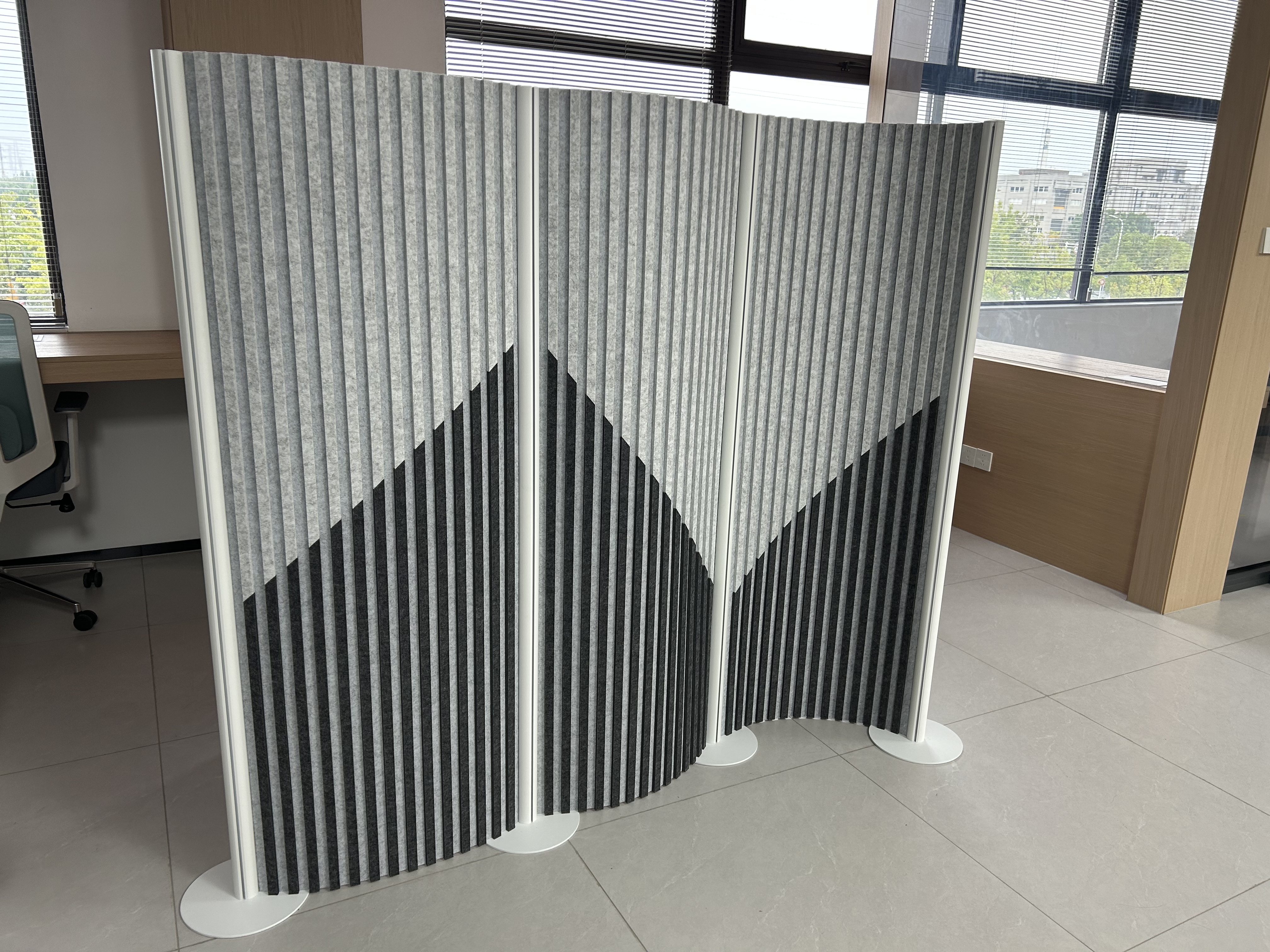 Sound Absorb Polyester Acoustic Panels Freestanding Screen