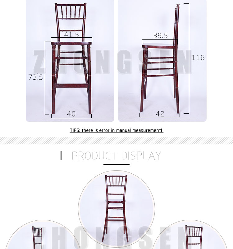 Wooden Bar Tiffany Chiavari Chair