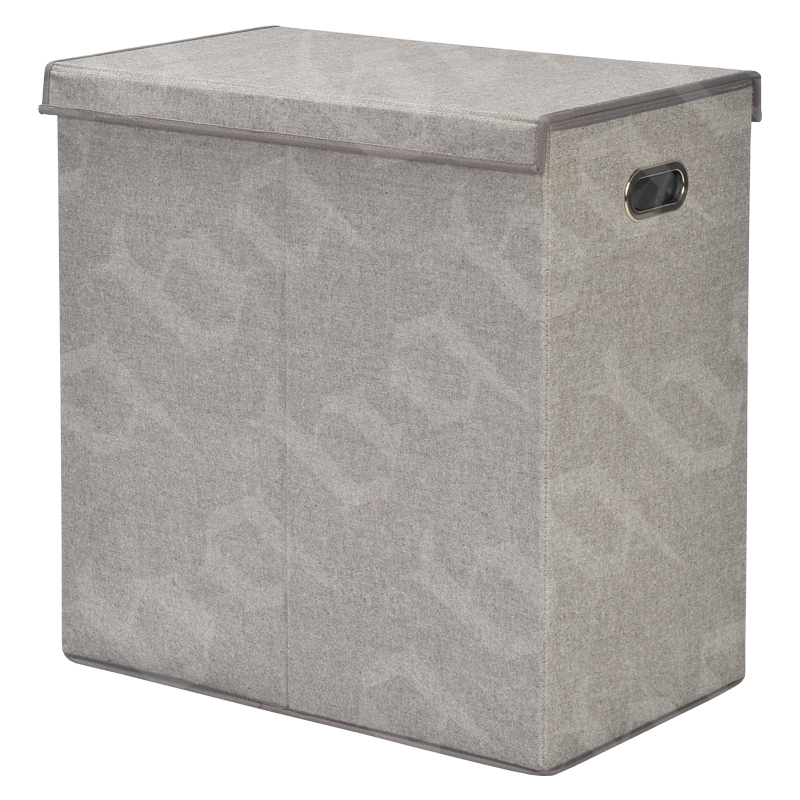 Double/Single Laundry Hamper with Lid and Removable Bags