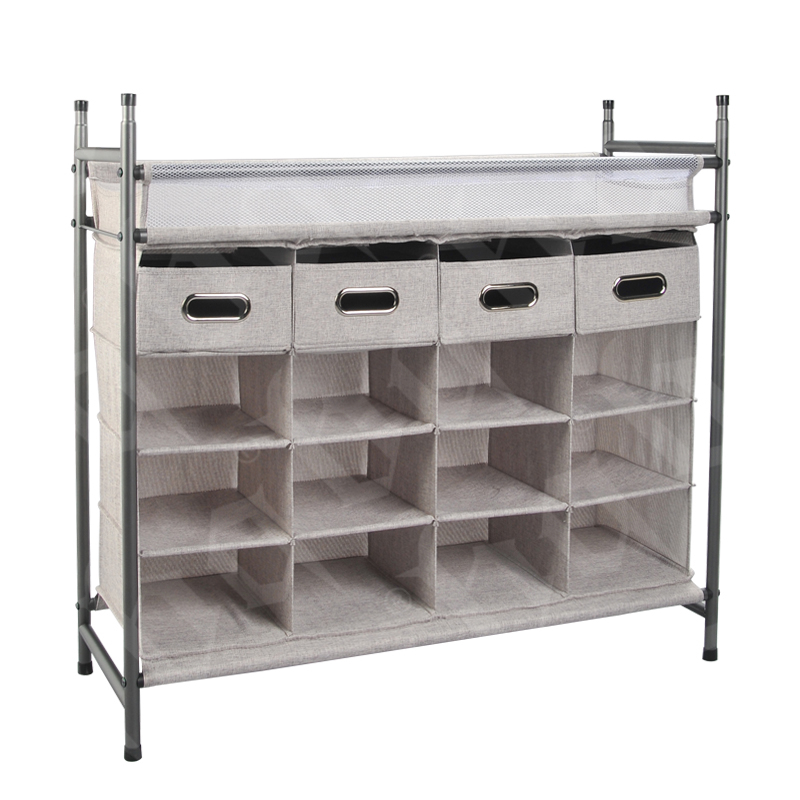 Shoe Storage and Organizer with Top Shelf