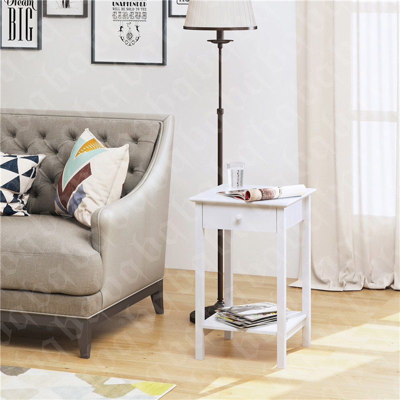 Round and Square Side Table Set